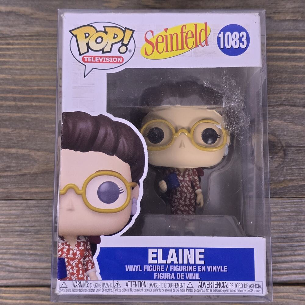 Funko Pop! Television: Seinfeld - Elaine #1083 Box Damaged.